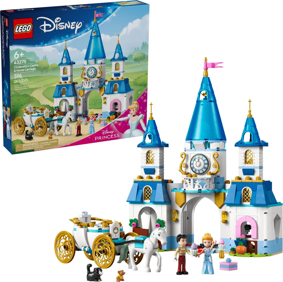 43275 Cinderella's Castle & Horse Carriage
