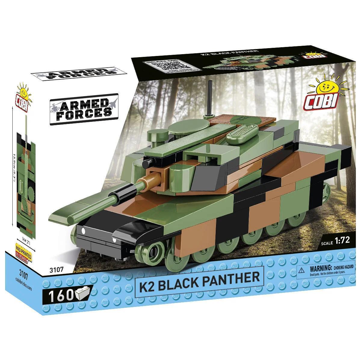 COBI-3107 K2 Black Panther Tank 1:72 Scale