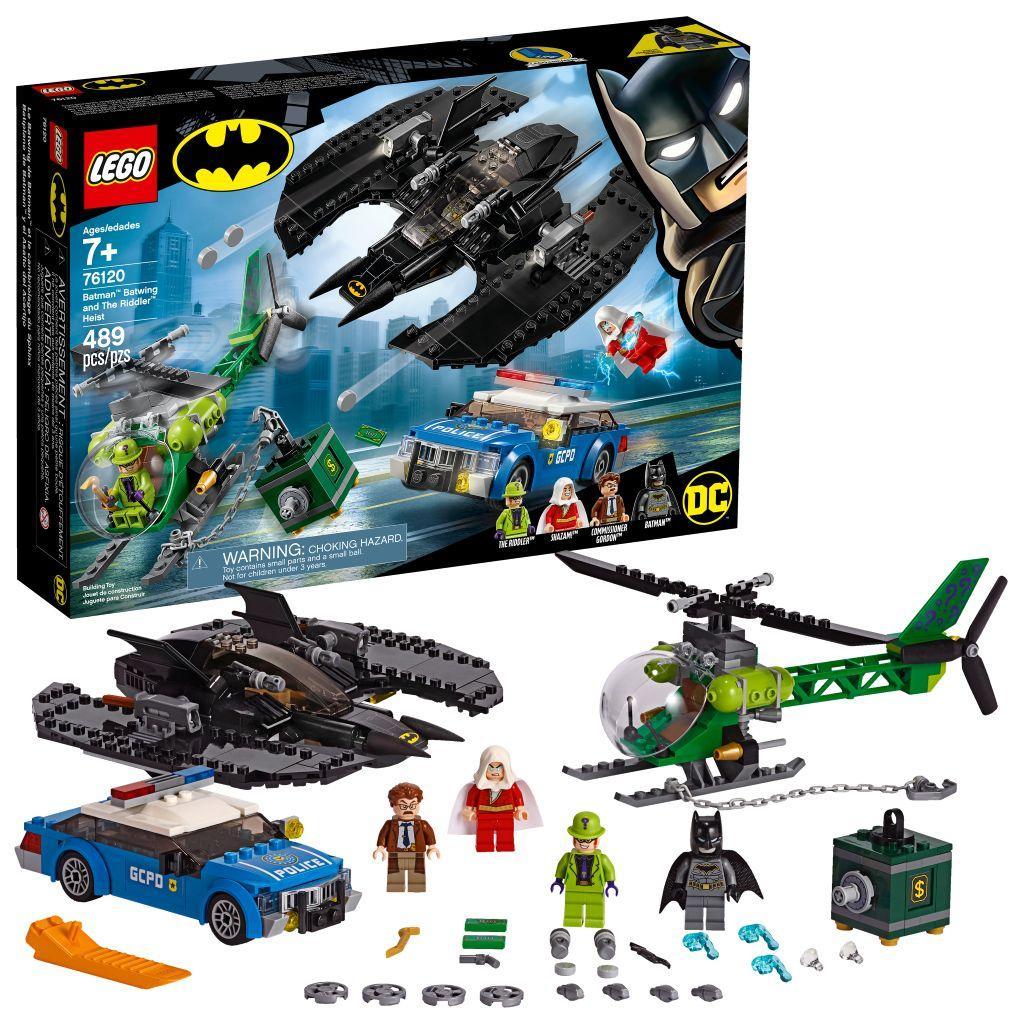 U-76120 USED Batman Batwing and The Riddler Heist