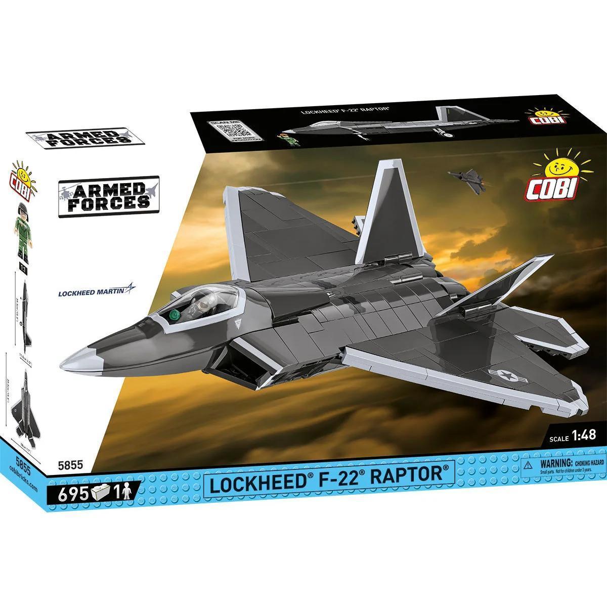 COBI-5855 Lockheed F-22 Raptor Fighter Jet