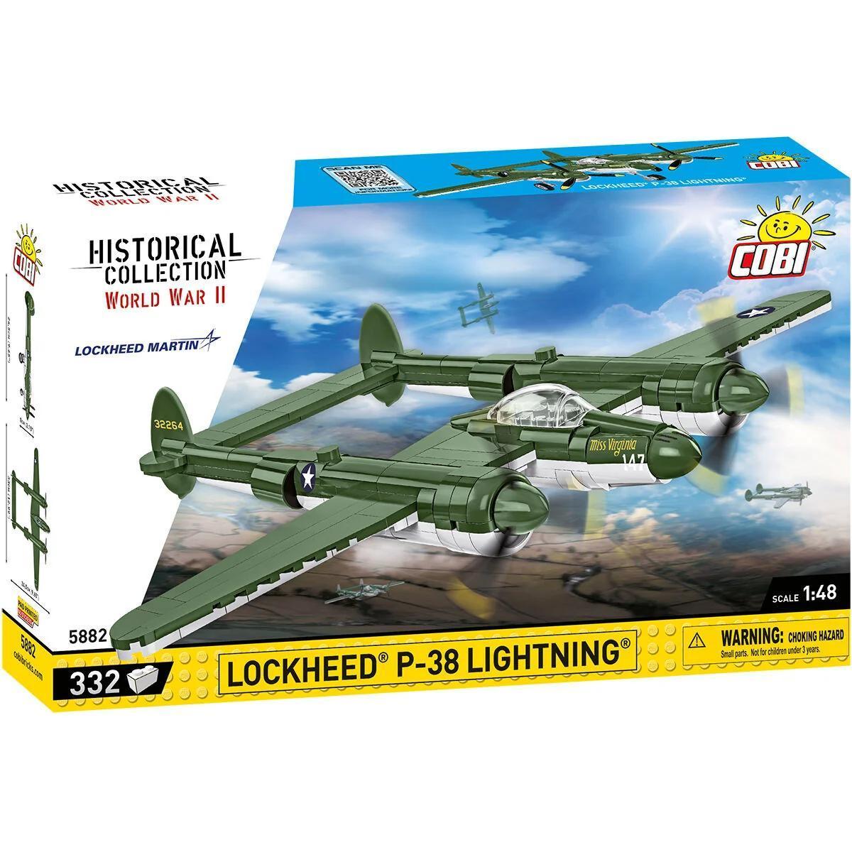 COBI-5882 Lockheed P-38 Lightning Fighter