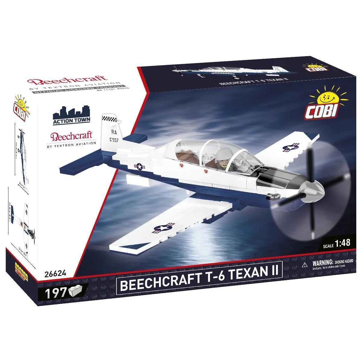 COBI-26624 Beechcraft T-6 Texan II Turboprop Blue/White