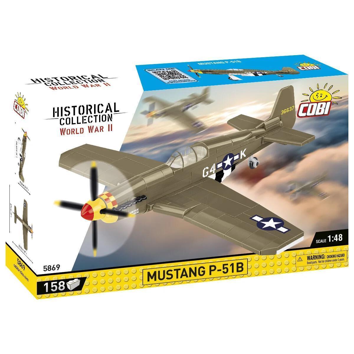 COBI-5869 Mustang P-51B Fighter