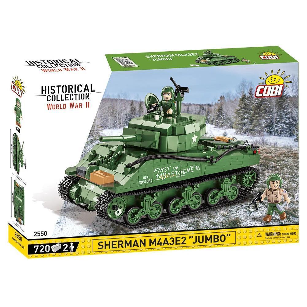 COBI-2550 Sherman M4A3E2 "Jumbo" Tank