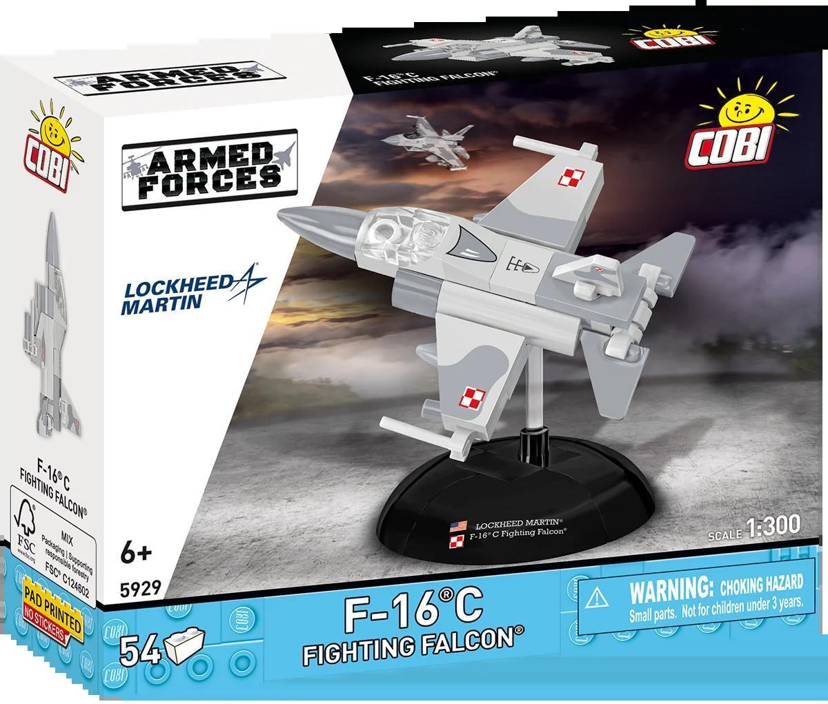 COBI-5929 F-16C Fighting Falcon Polish Fighter 1:300 Scale