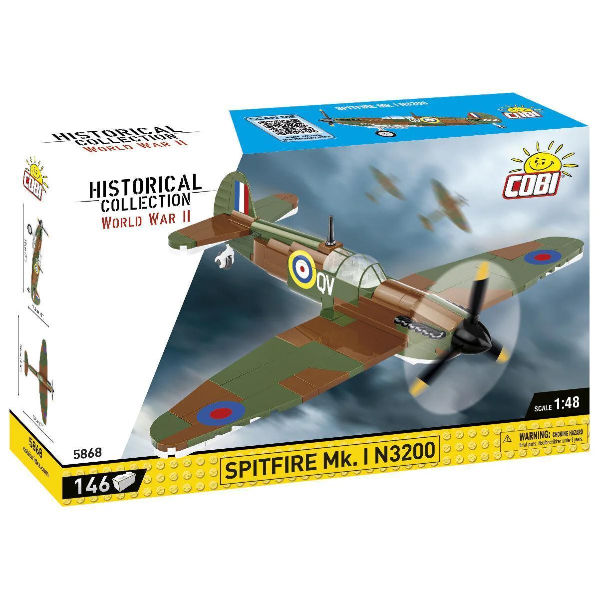 COBI-5868 Spitfire Mk. I N3200 Fighter