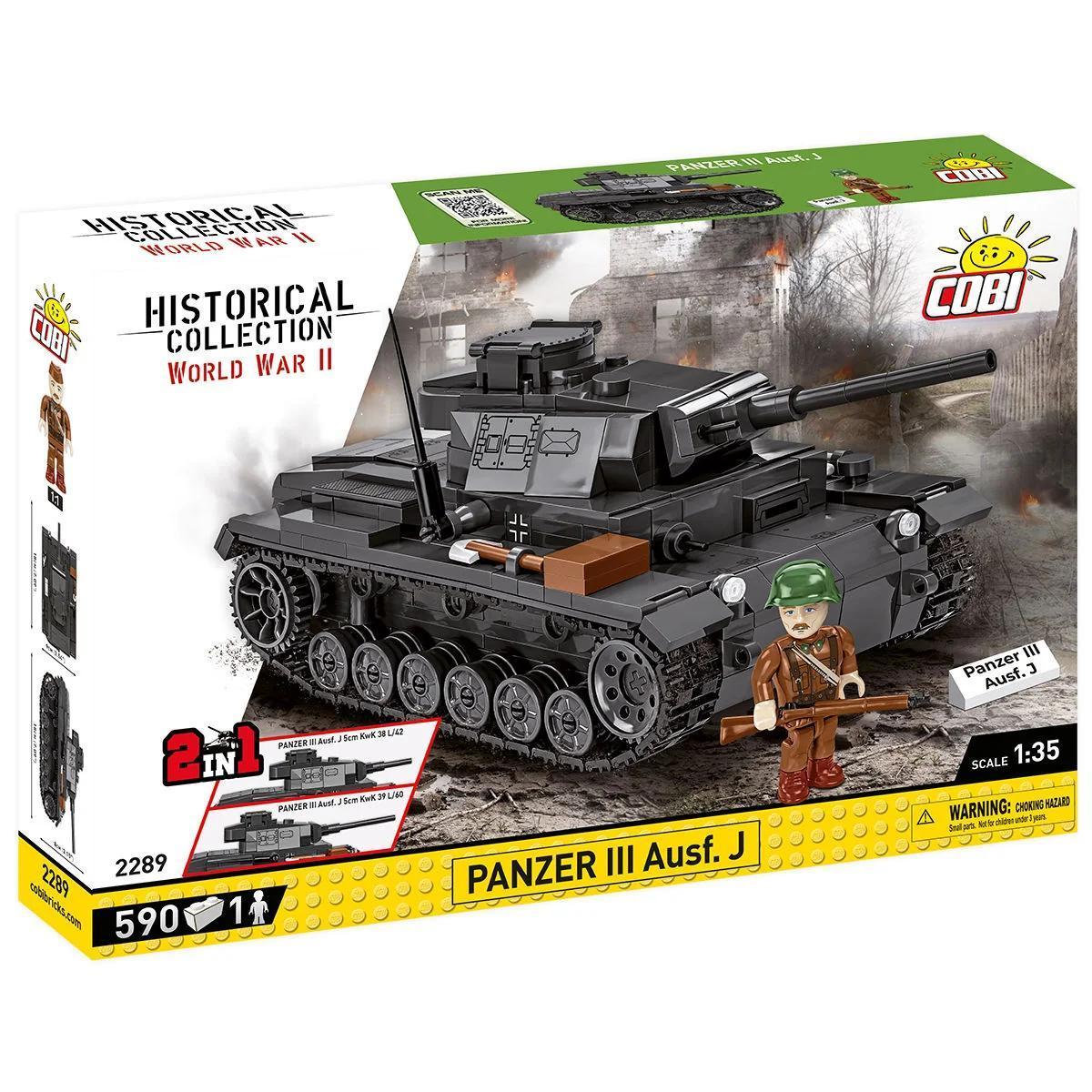 COBI-2289 Panzer III Ausf. J Tank