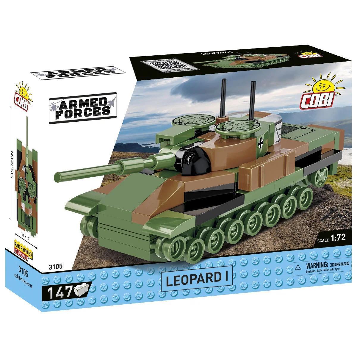 COBI-3105 Leopard I Tank 1:72 Scale