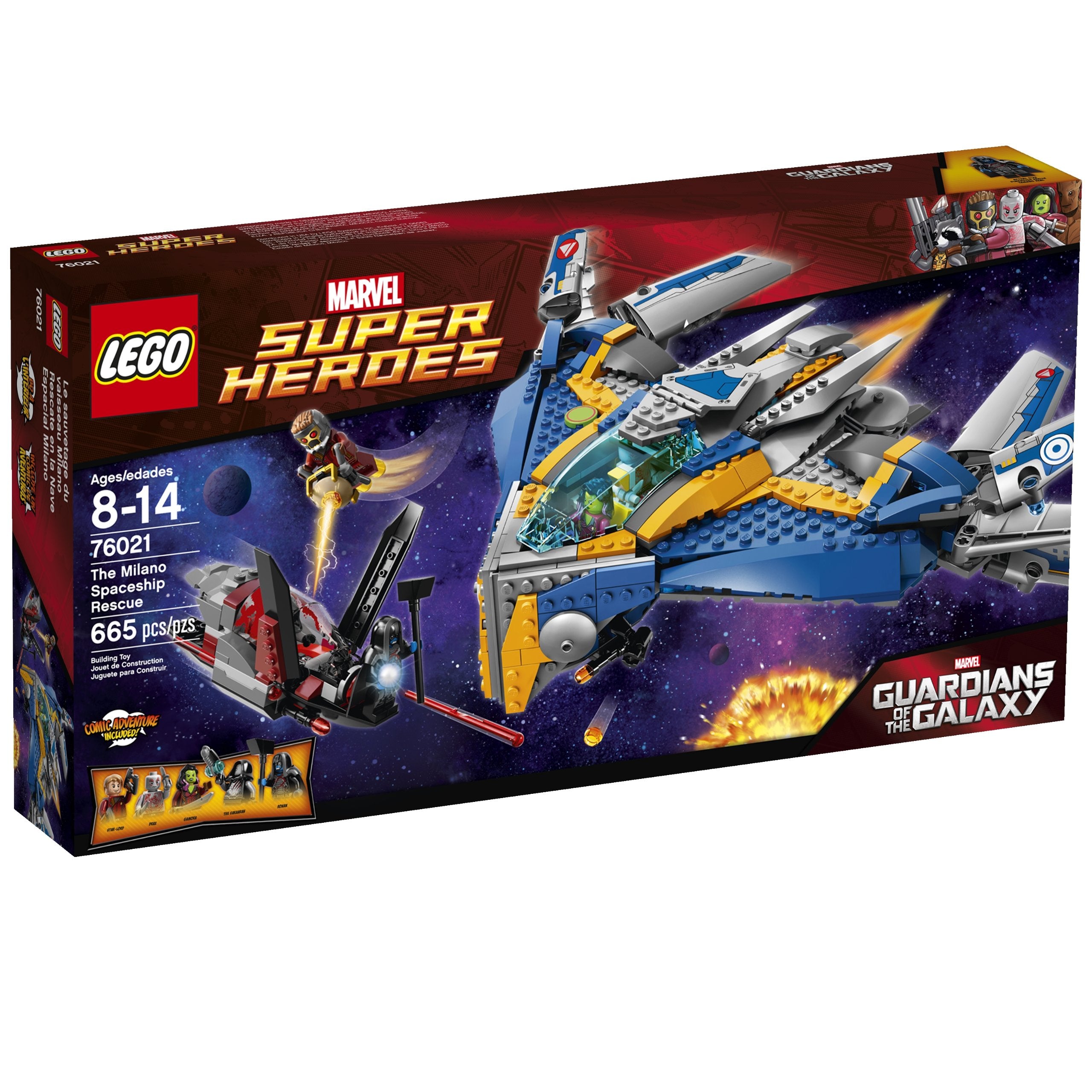 U-76021 USED Lego Marvel The Milano Spaceship Rescue