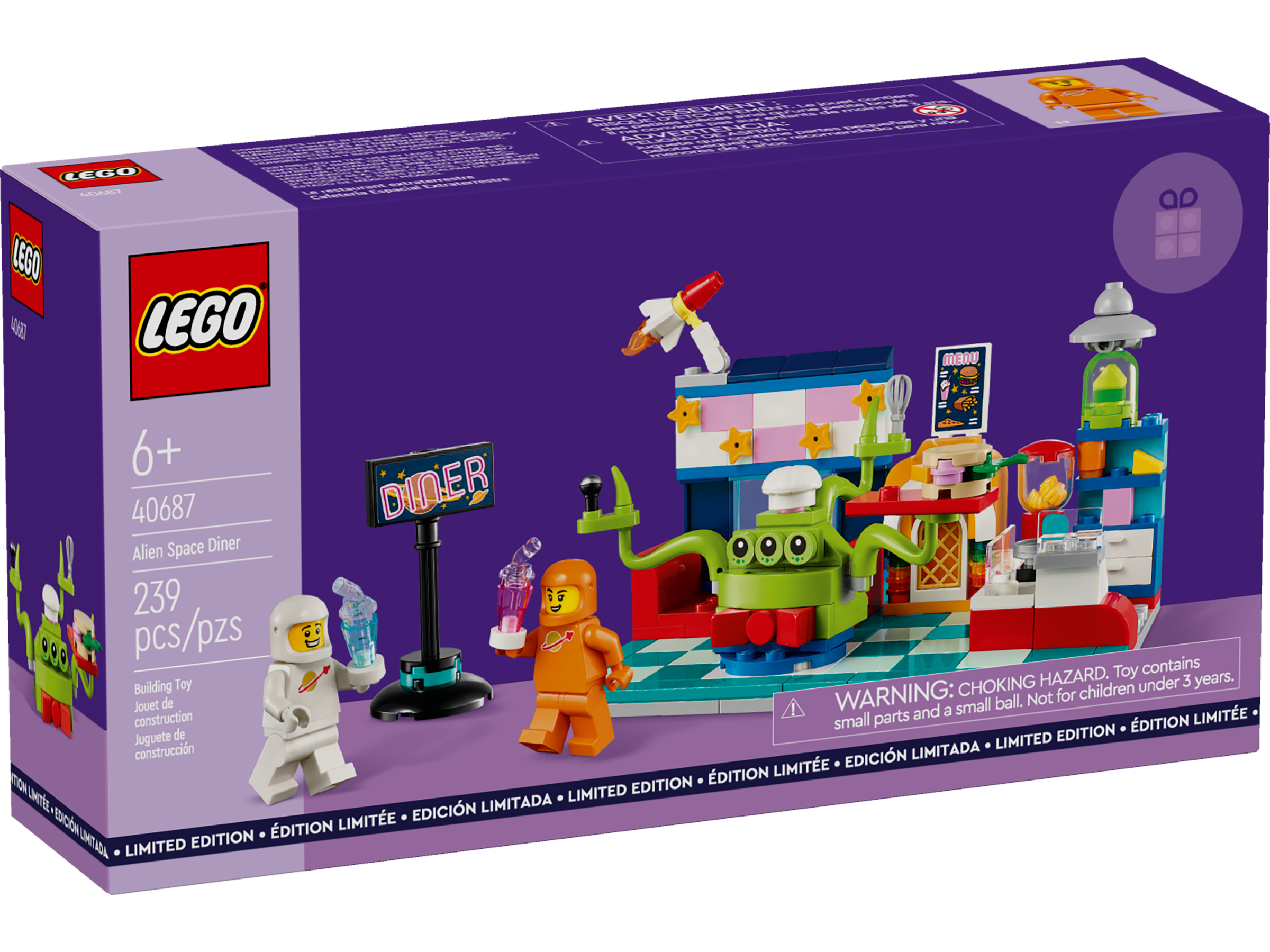 D10-40687 DAMAGED Alien Space Diner