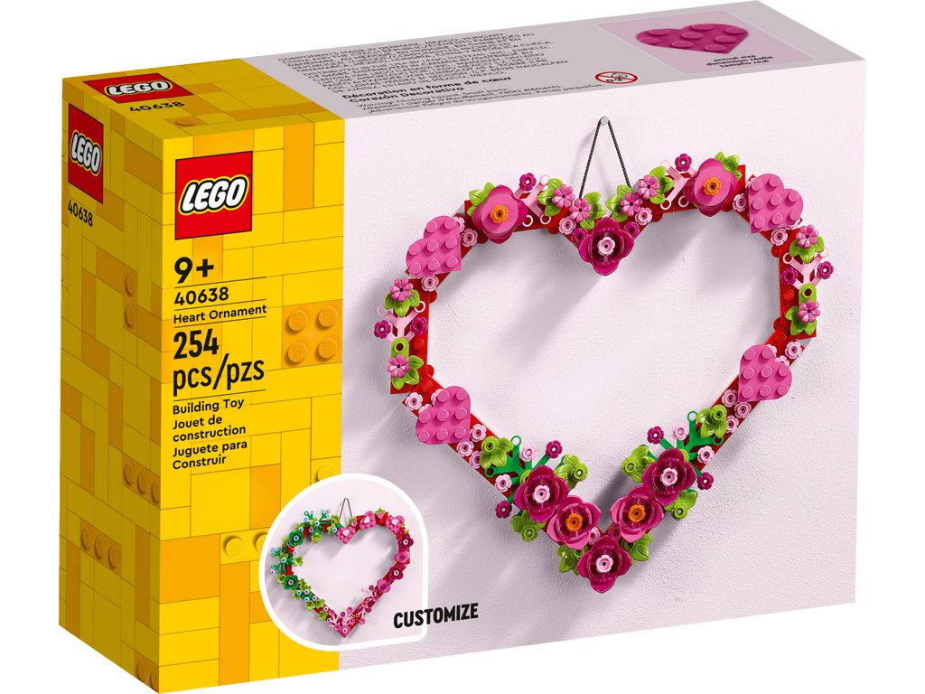 40638 LEGO® Heart Ornament
