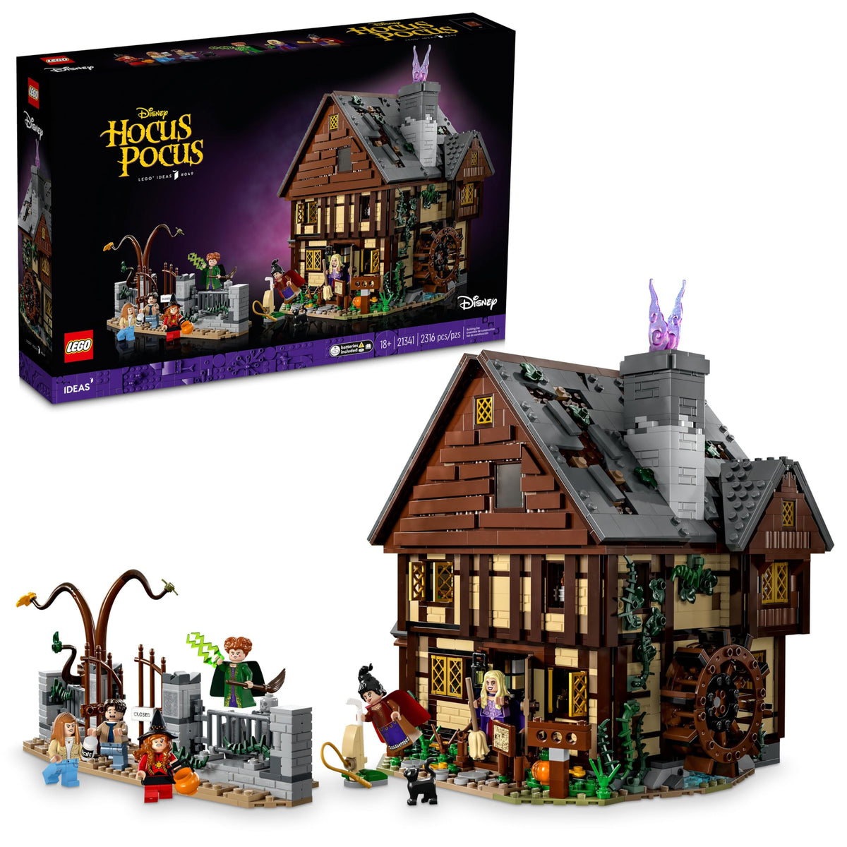 21341 Disney Hocus Pocus: The Sanderson Sisters' Cottage