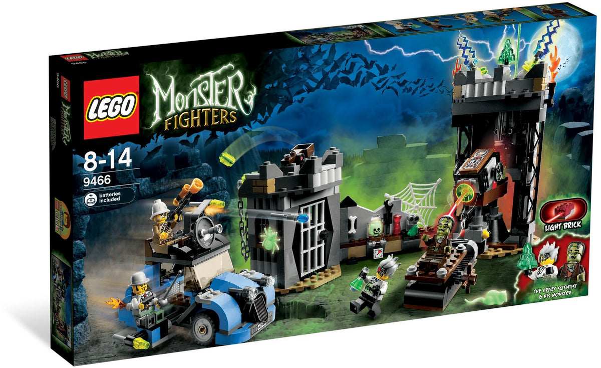U-9466 USED Lego Monster Fighters The Crazy Scientist & His Monster