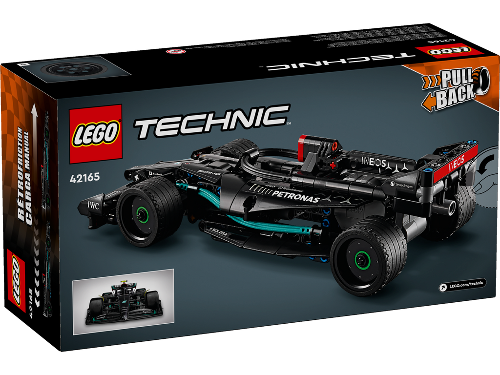 42165 Technic Mercedes-AMG F1 W14 E Performance Pull-Back Race Car Toy