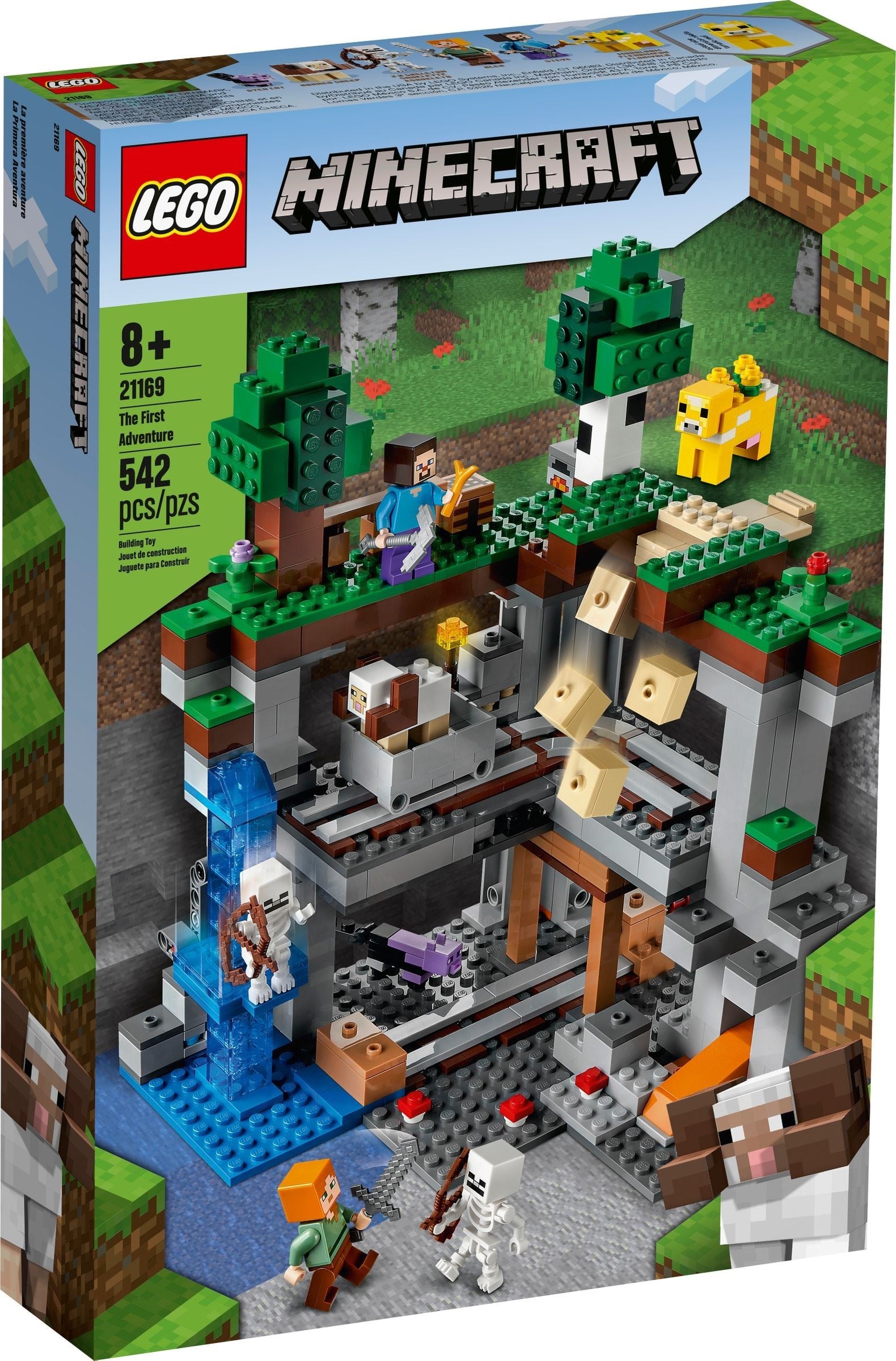 D10-21169 Damaged MINECRAFT The First Adventure