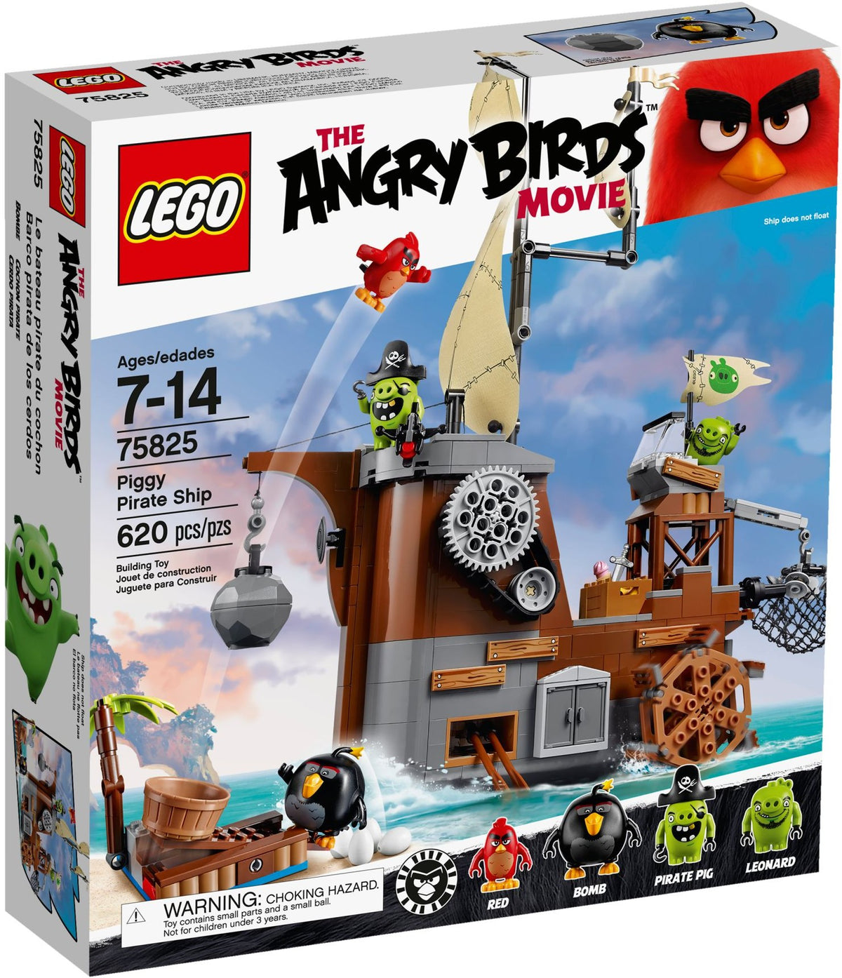 75825 Angry Birds Piggy Pirate Ship