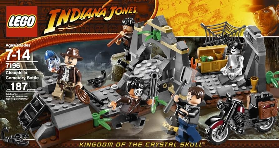 U-7196 USED Indiana Jones Kingdom of the Crystal Skull Chauchilla Cemetery Battle
