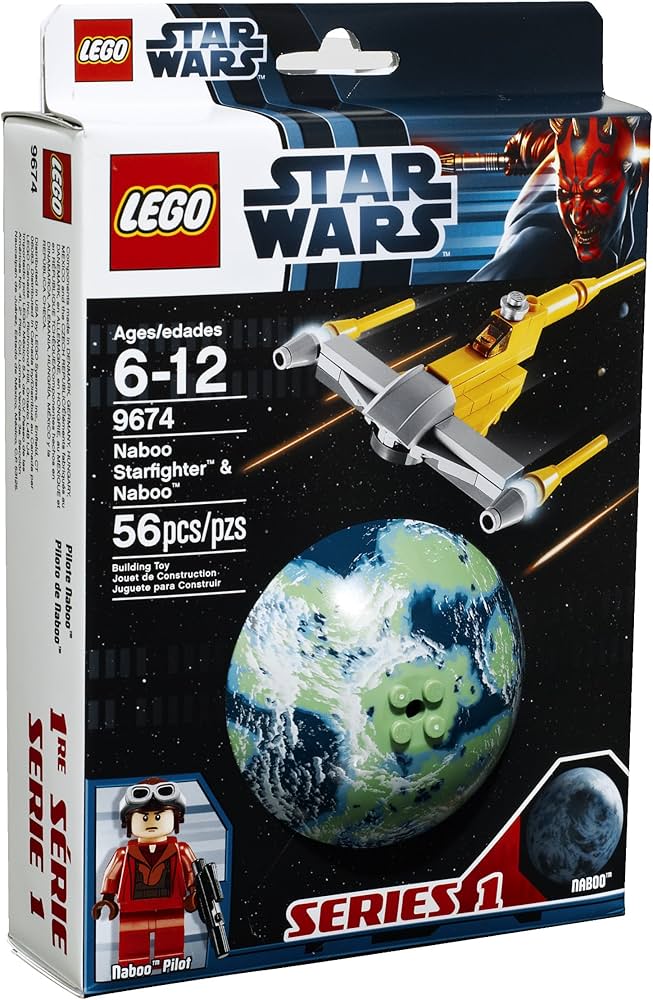 9674 LEGO Star Wars Naboo Starfighter and Naboo