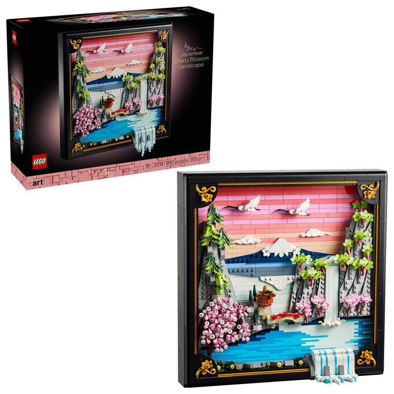 31218 Art Japanese Cherry Blossom Landscape