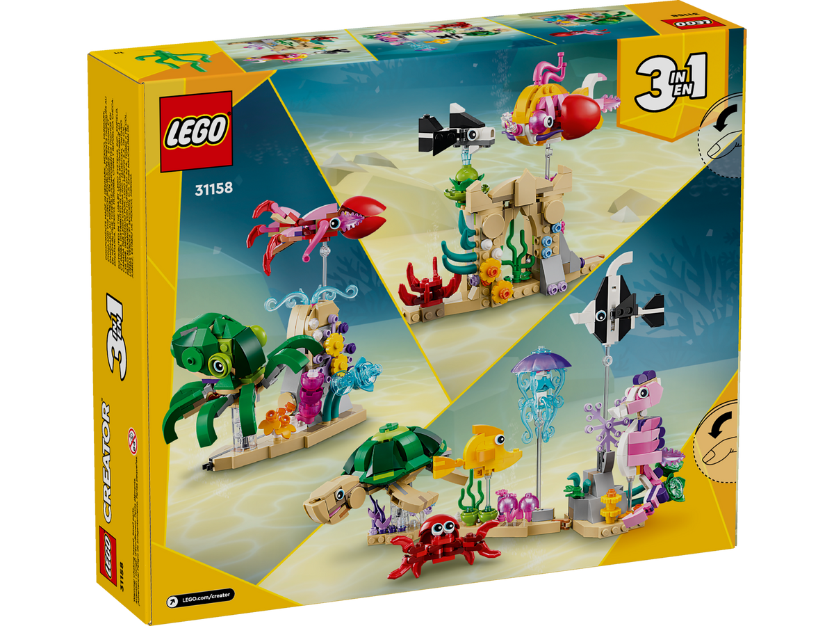D10-31158 Damaged Creator 3-in-1 Sea Animals
