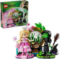 75682 LEGO Wicked Elphaba and Glinda Figures, Imaginative Building Kit for Kids