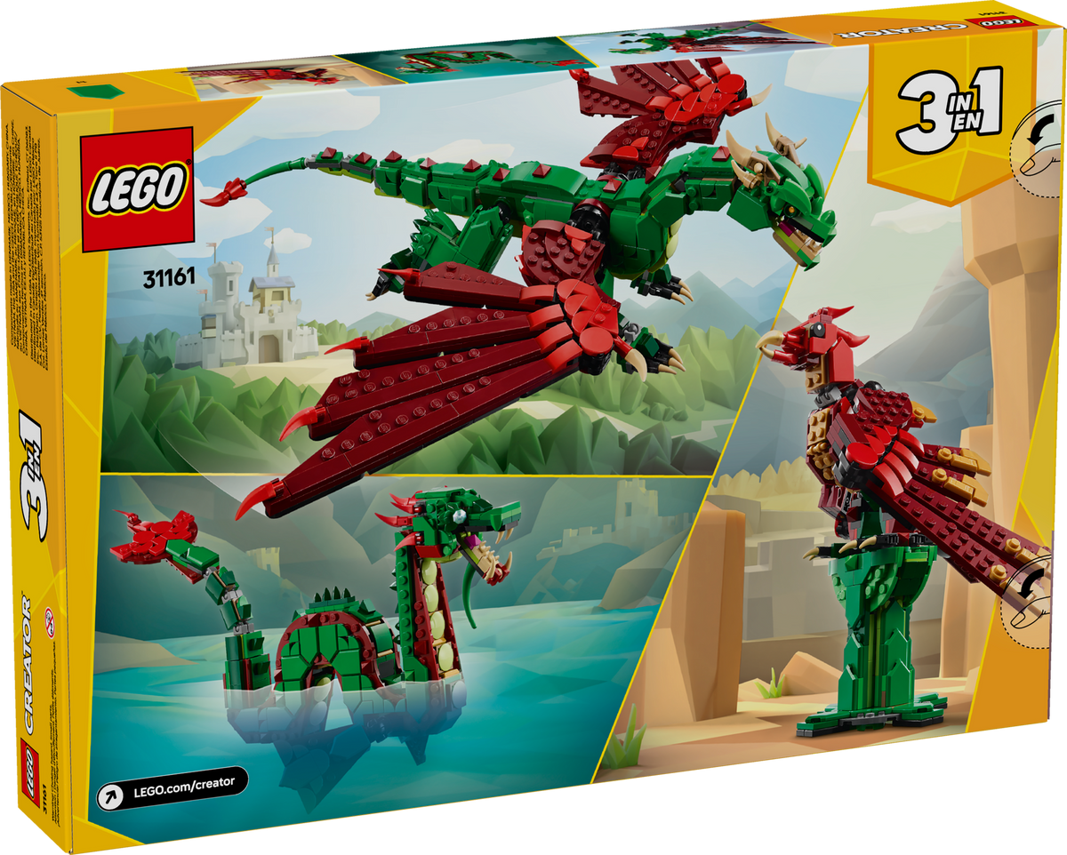 31161 Creator 3-in-1 Medieval Dragon