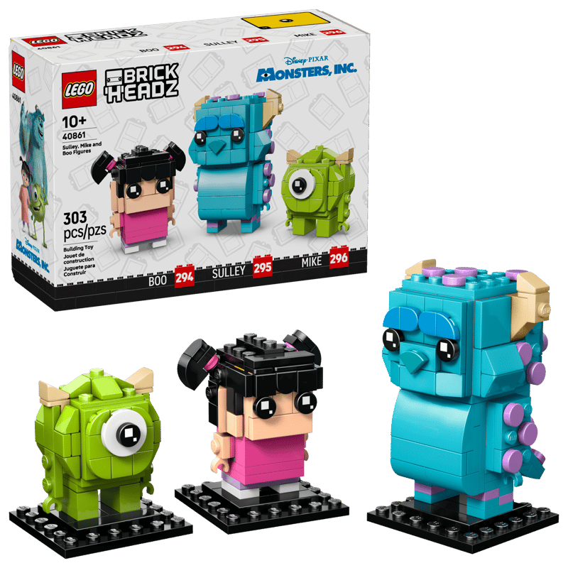 40861 Sulley, Mike and Boo Figures