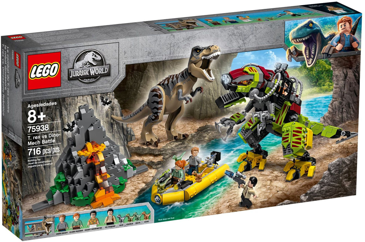 75938 T. rex vs Dino-Mech Battle