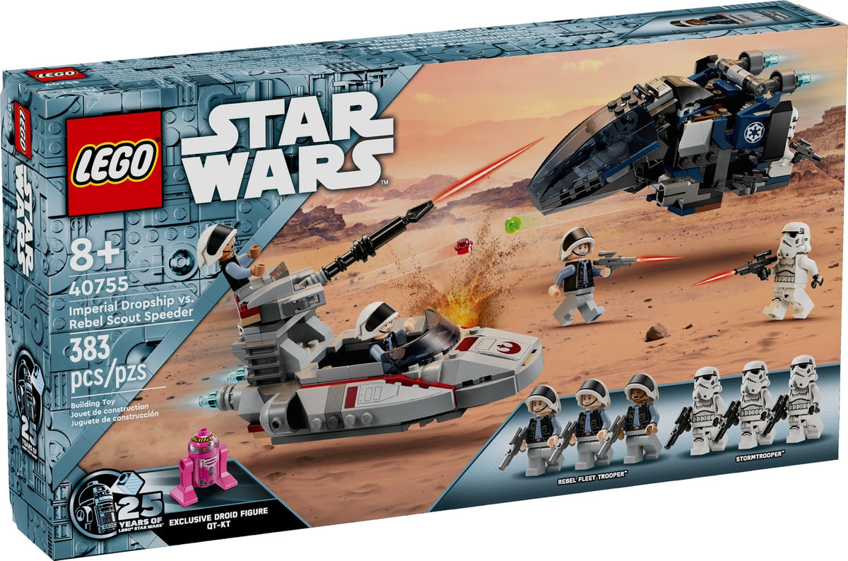 U-40755 USED LEGO Star Wars Imperial Dropship vs. Rebel Scout Speeder