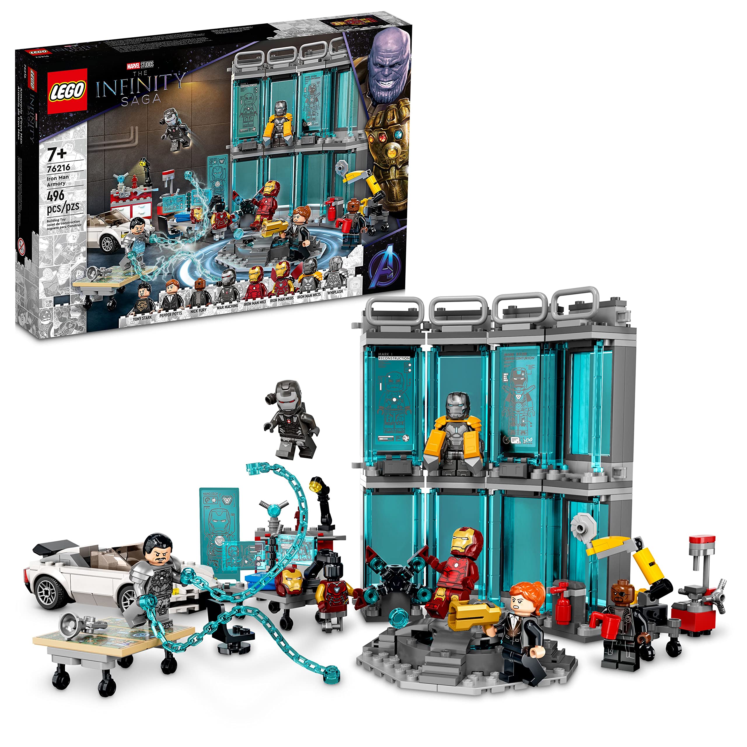 76216 Lego Marvel Iron Man Armory