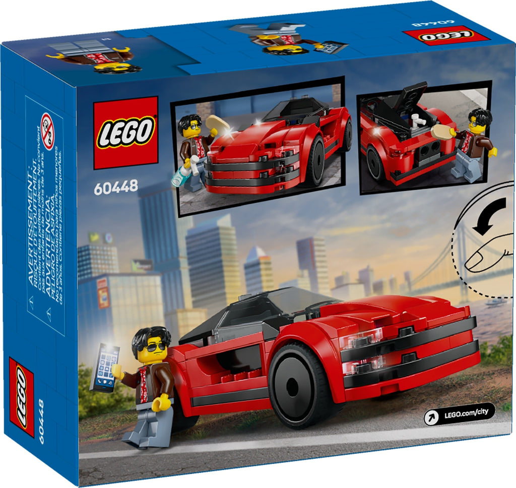 60448 City Red Sports Car