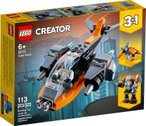 D20-31111 Damaged Lego Creator 3 In 1 Cyber Drone