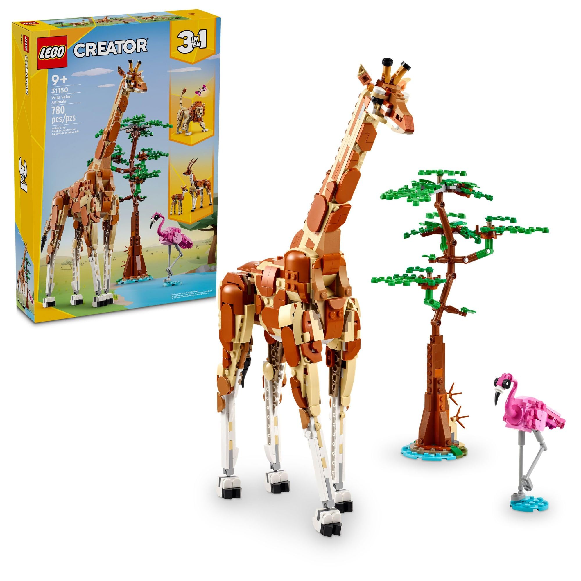 31150 Creator 3-in-1 Wild Safari Animals