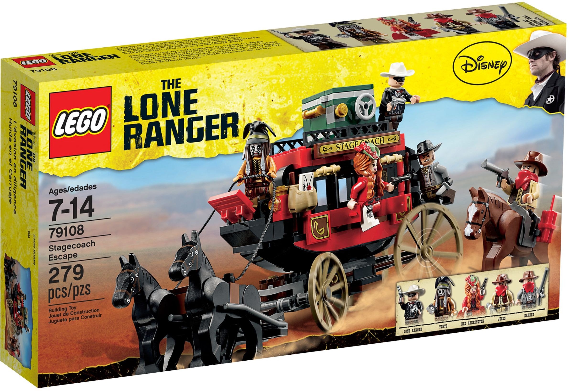79108 Lego The Lone Ranger Stagecoach Escape