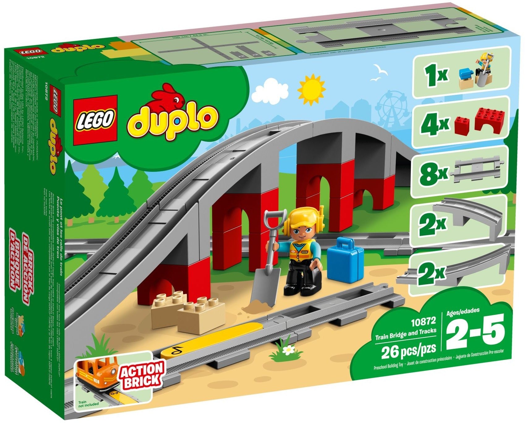 10872 Duplo Train Bridge and Tracks
