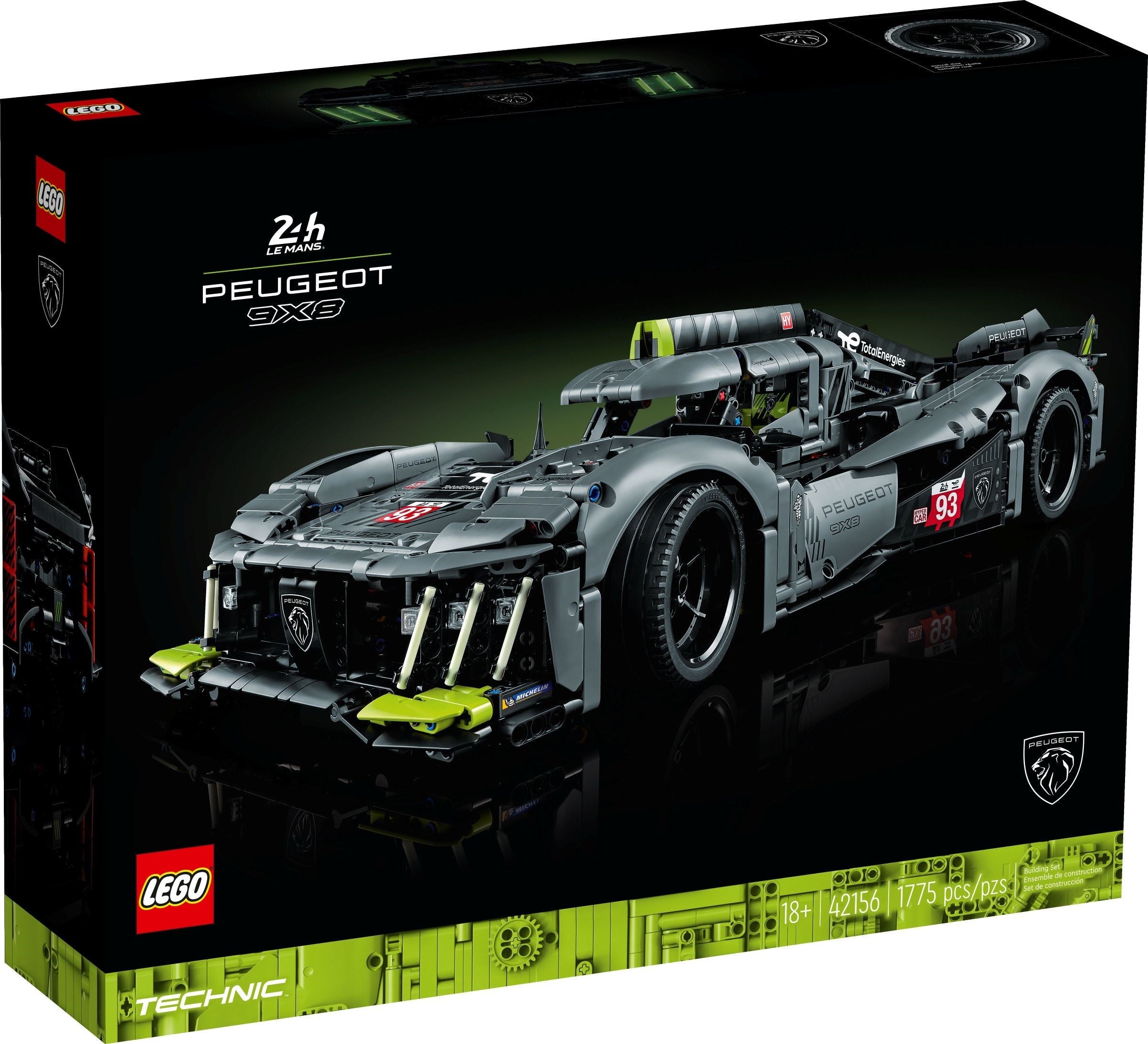U-42156 USED Technic PEUGEOT 9X8 24H Le Mans Hybrid Hypercar