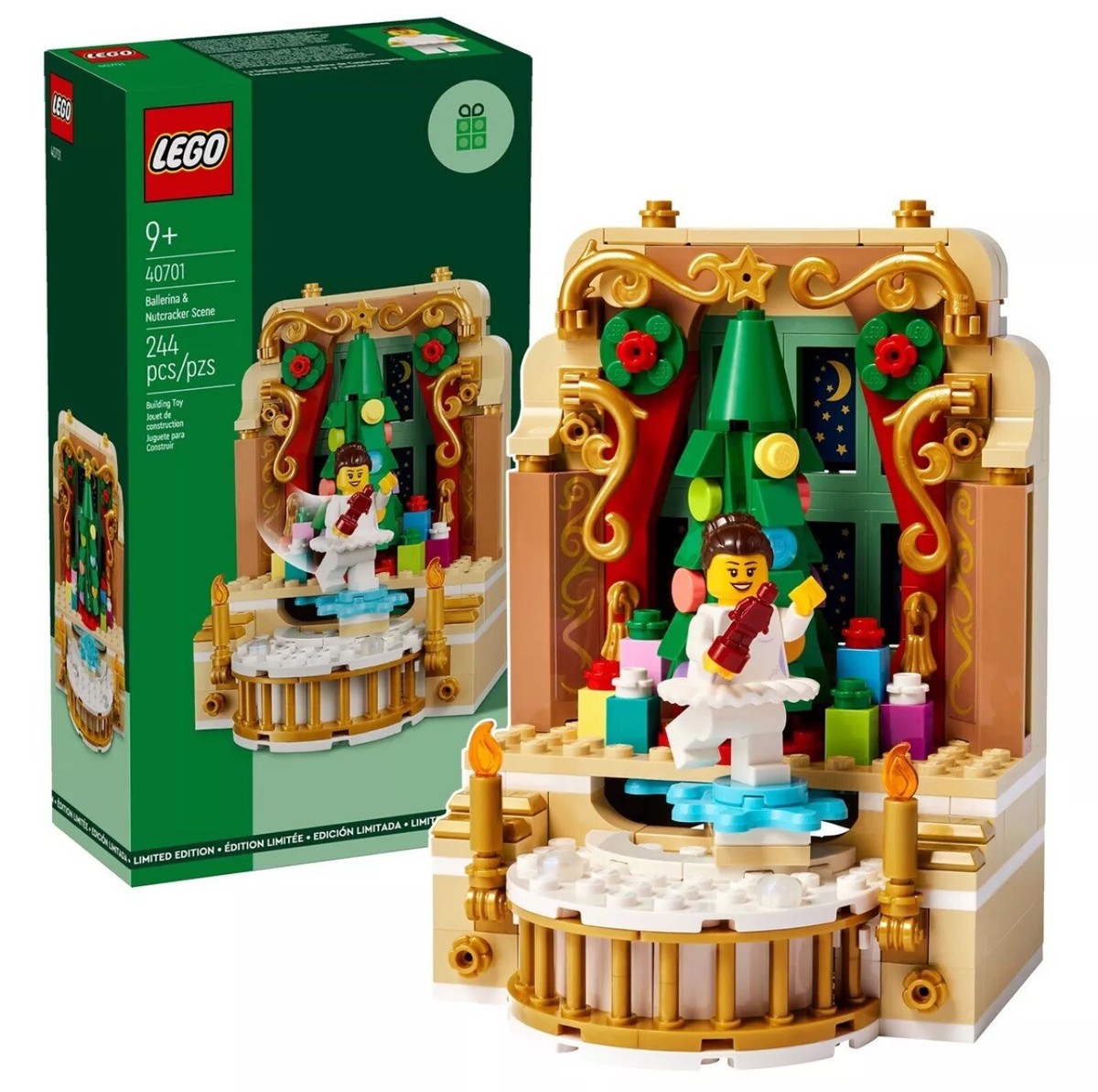 40701 Christmas Ballerina & Nutcracker Scene