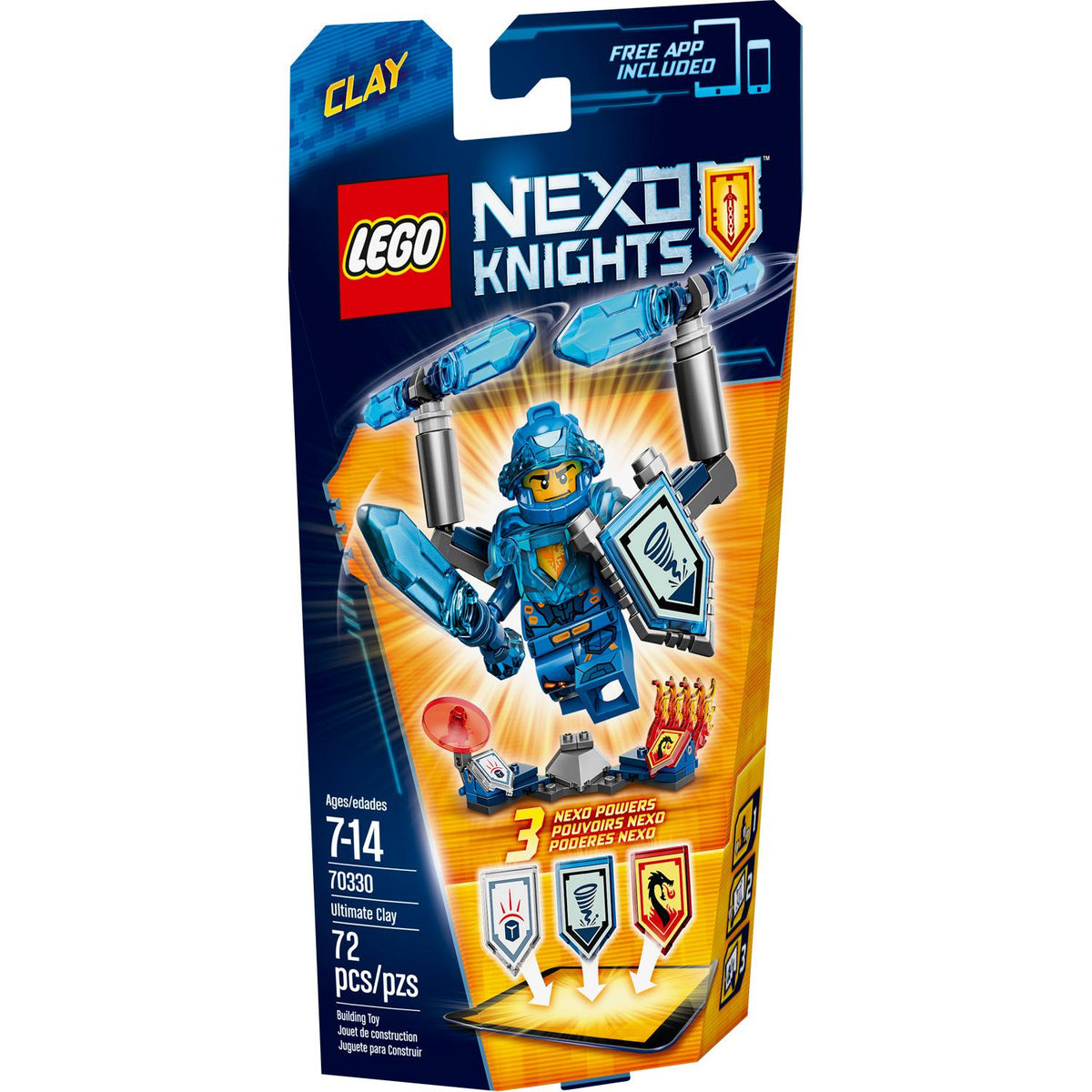 U-70330 Used LEGO Nexo Knights PT Ultimate Clay