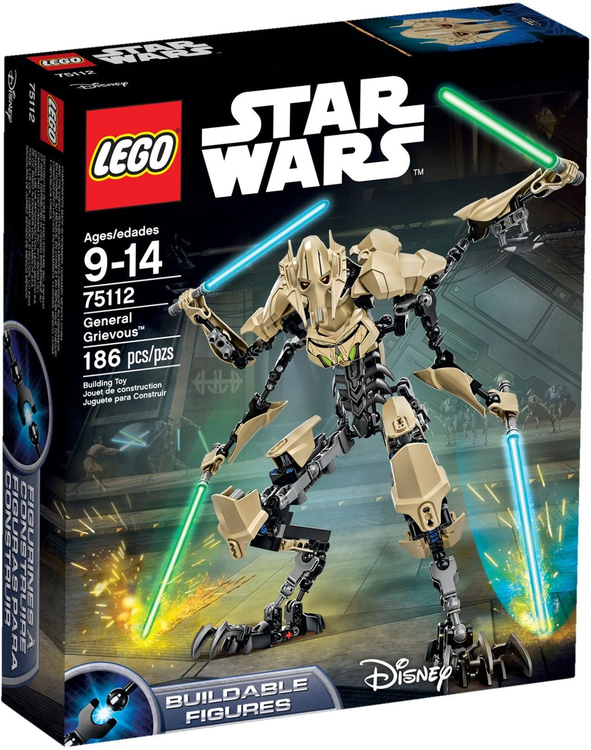 75112 Star Wars General Grievous Buildable Figure