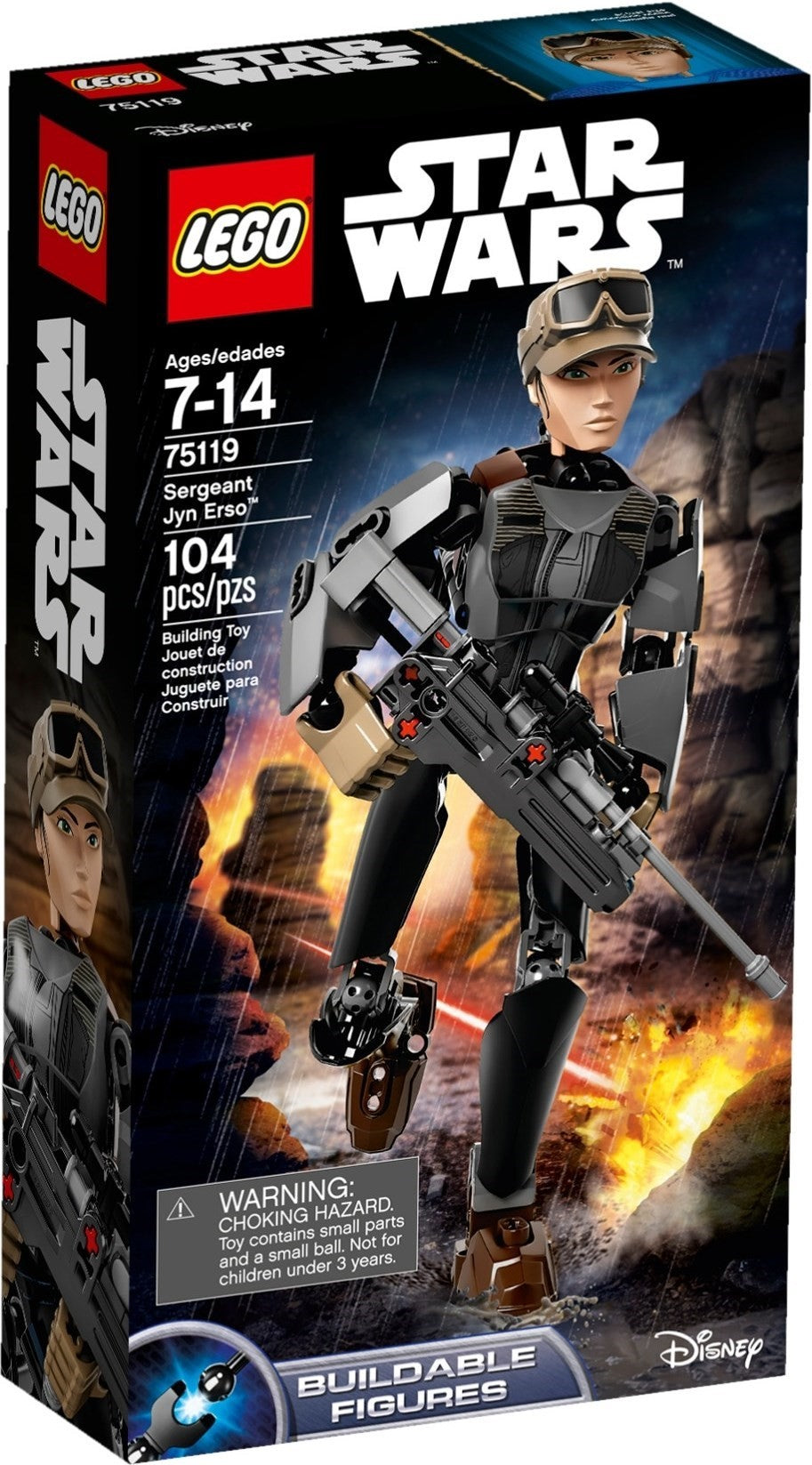 75119 Star Wars Sergeant Jyn Erso Buildable Figure
