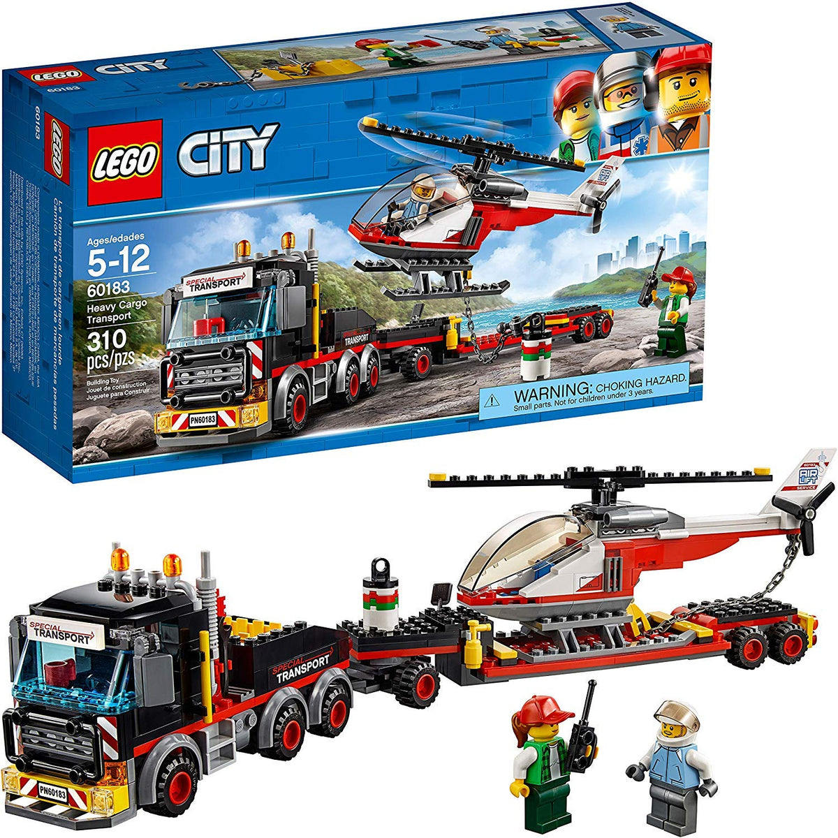 D10-60183 Damaged City Heavy Cargo Transport