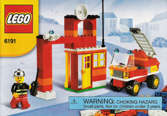 6191 Lego Fire Fighter Building Set