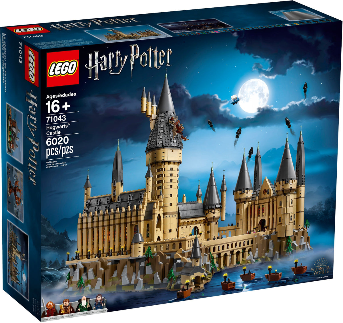 D10-71043 Damaged Harry Potter Hogwarts Castle