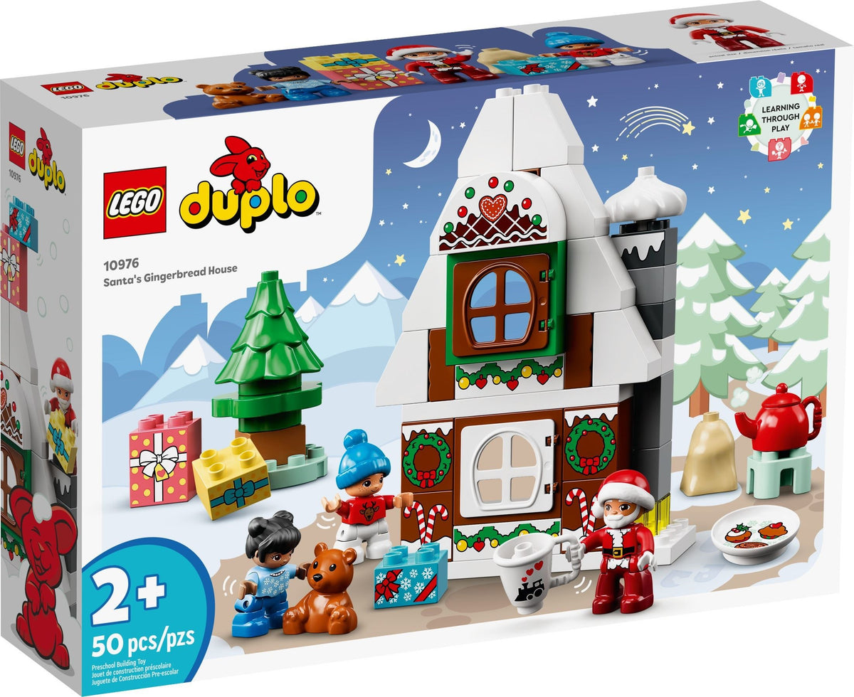D10-10976 DAMAGED Santa's Gingerbread House