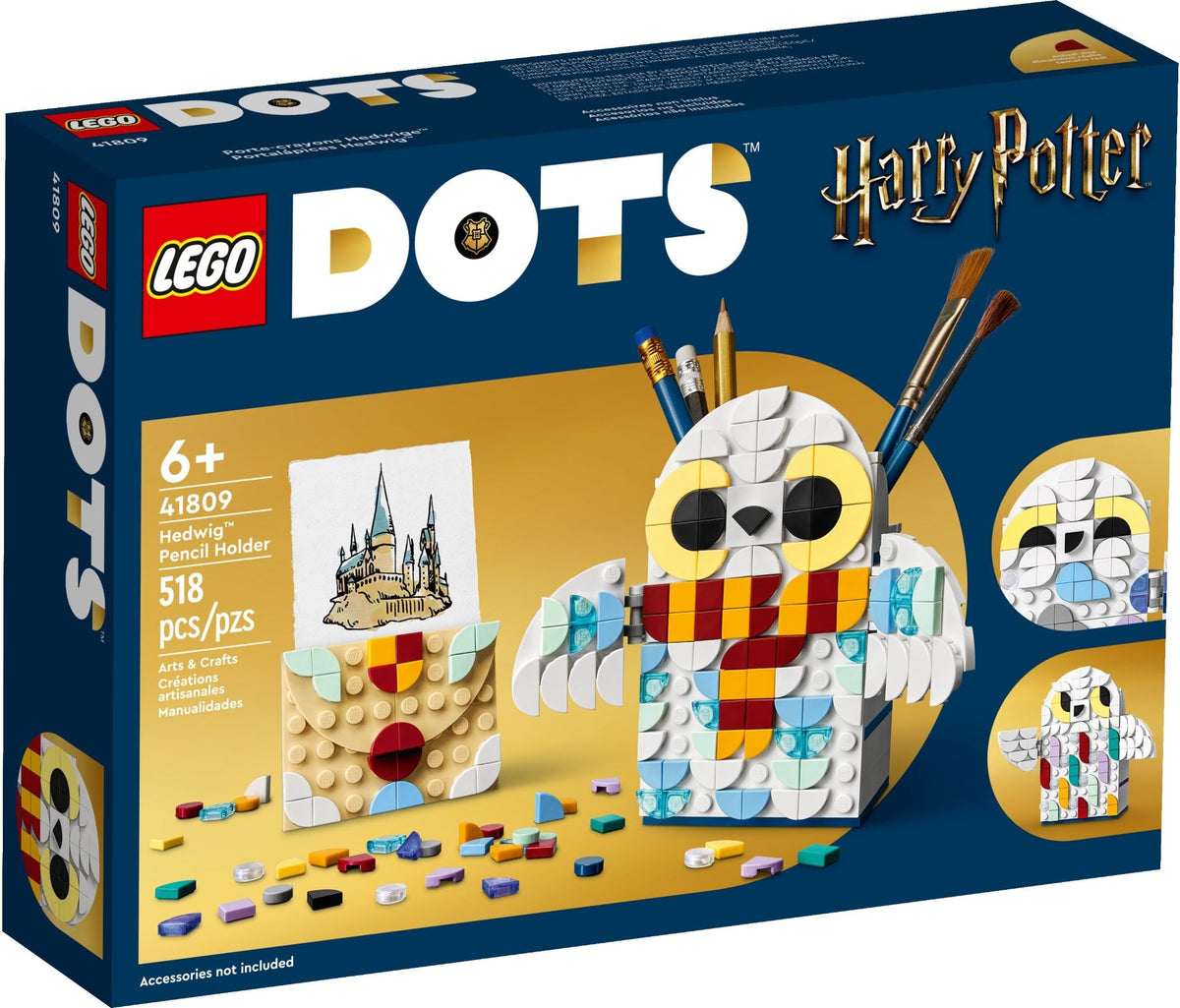 D5-41809 Damaged Lego DOTS Hedwig Pencil Holder