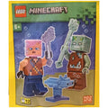 662303 LEGO Minecraft Adventurer with Drowned and Axolotl Paper Bag