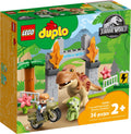 D20-10939 Damaged Lego Duplo T. Rex and Triceratops Dinosaur Breakout