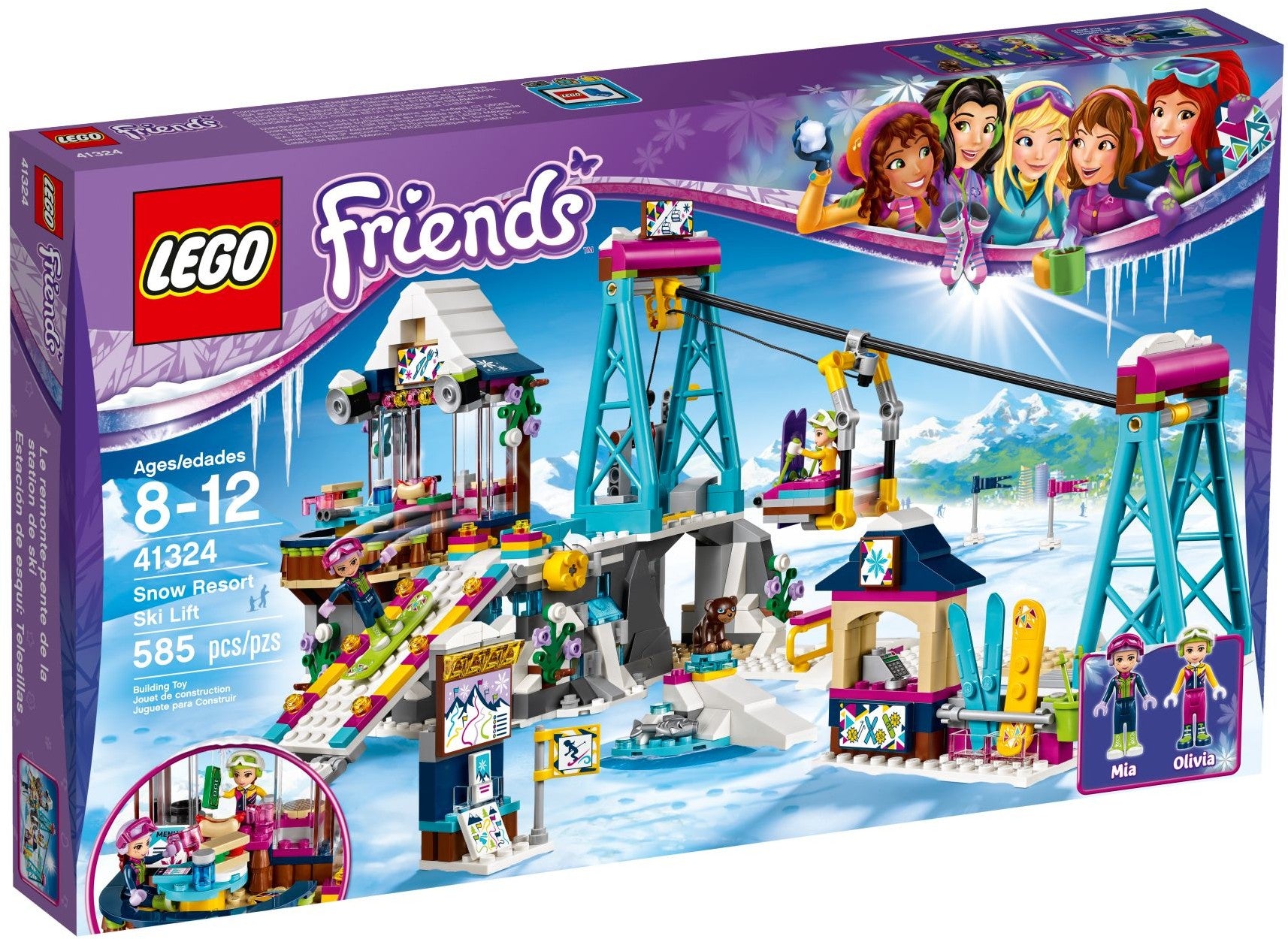 41324 Lego FRIENDS Snow Resort Ski Lift