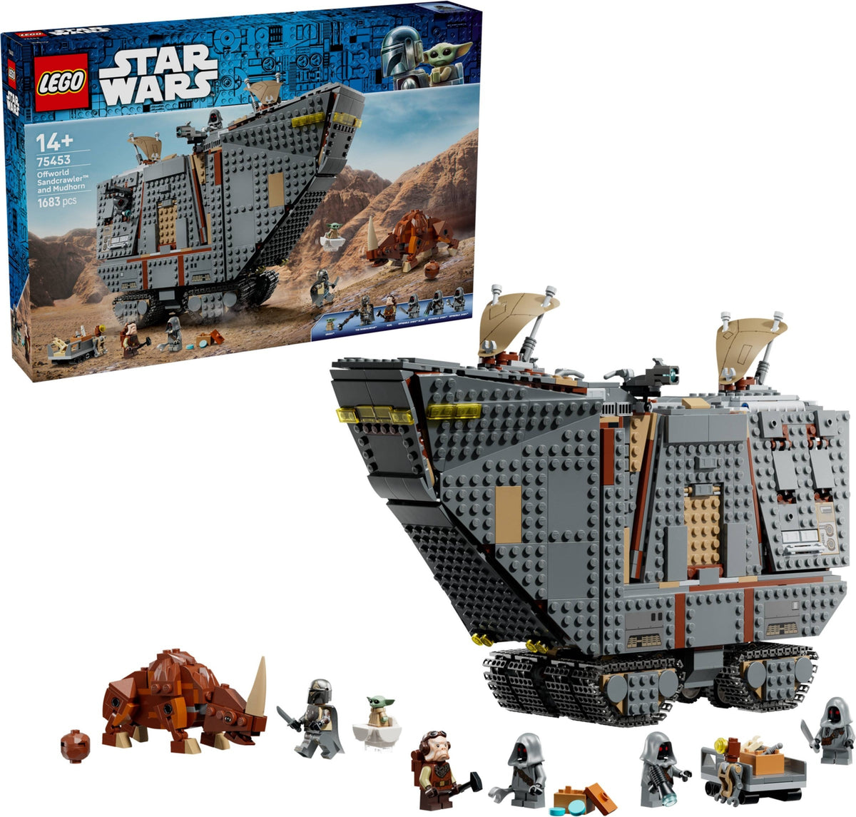 75453 Star Wars Offworld Sandcrawler and Mudhorn