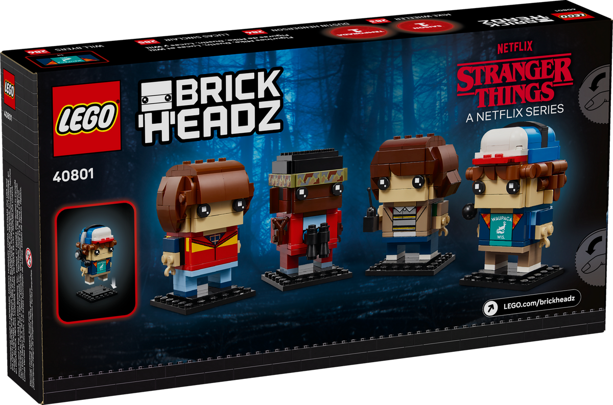 40801 Mike, Dustin, Lucas and Will Figures